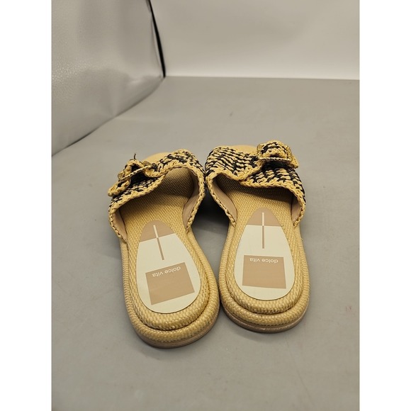 Dolce Vita Buckle Slide Sandals Alonzo Natural Size 9 - Picture 3 of 4